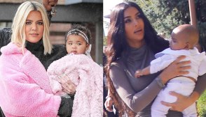 Khloe Kardashian True Thompson Kim Kardashian Psalm West