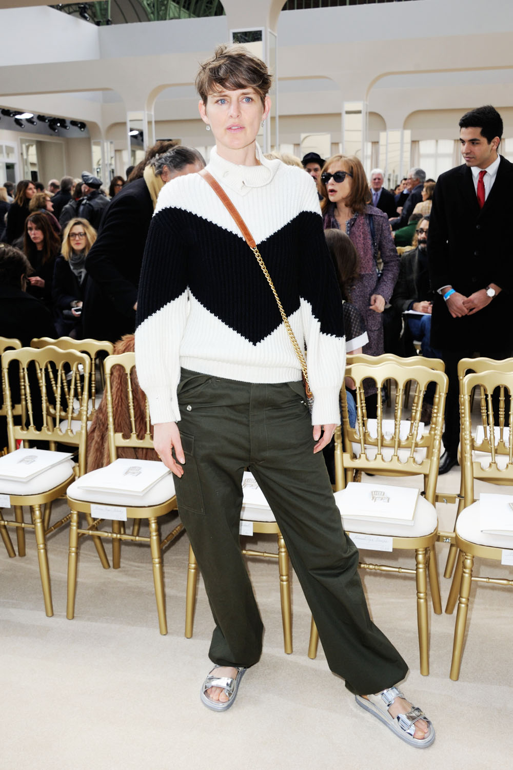 Stella Tennant attending the Chanel show as part of the Paris Fashion Week Womenswear Fall/Winter 2016/2017 on March 8, 2016 in Paris, France. Photo by Alban Wyters/Sipa USA