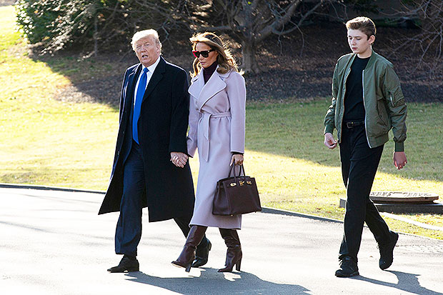 Barron Trump, Donald Trump, Melania Trump