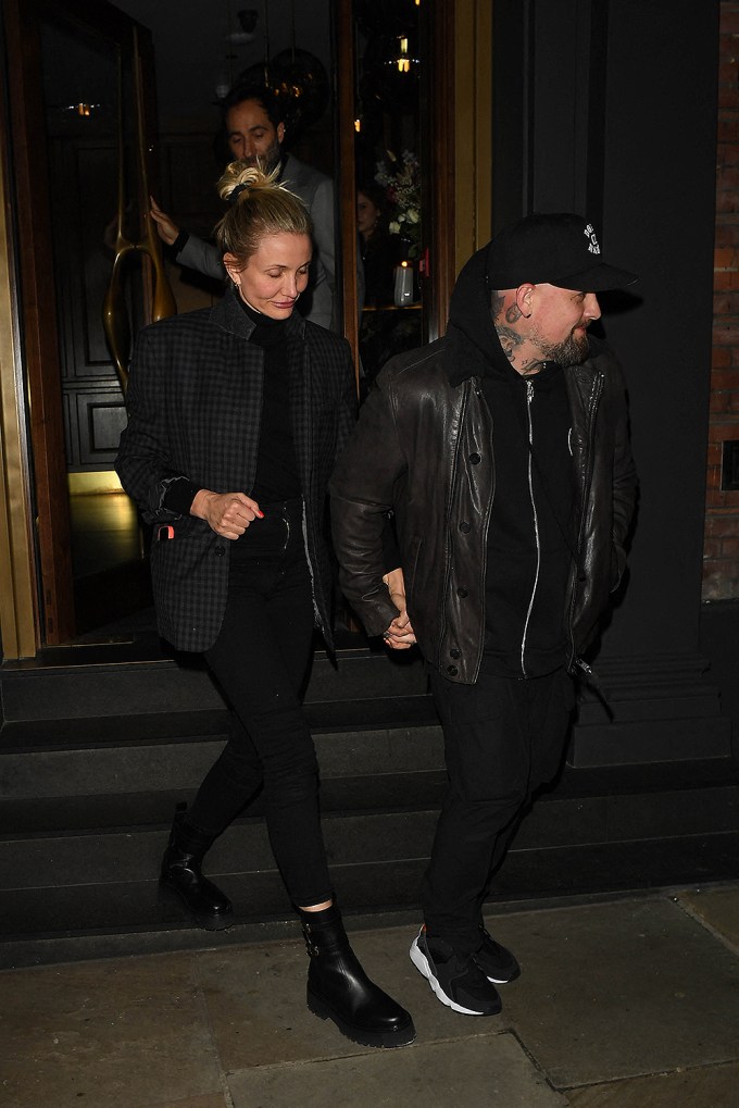 Cameron Diaz & Benji Madden Hold Hands In London