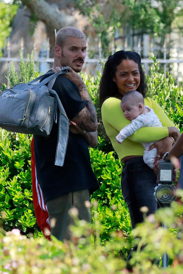 Christina Milian, Matt Pakora & baby Isaiah