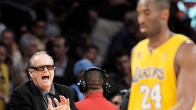 jack nicholson kobe bryant