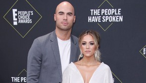 Jana Kramer & Mike Caussin on the red carpet