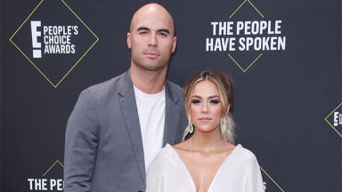 Jana Kramer & Mike Caussin on the red carpet