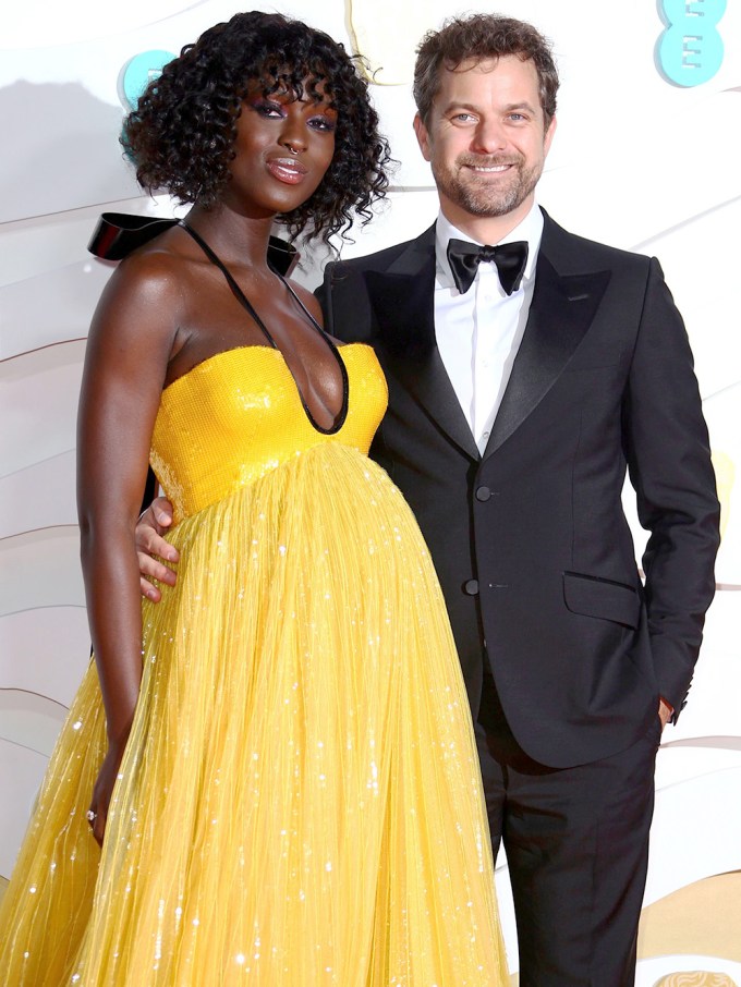 Joshua Jackson & Jodie Turner-Smith posing