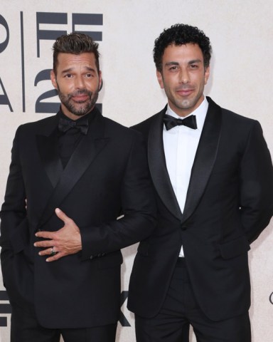 Ricky Martin and husband Jwan Yosef
28th annual amfAR Gala, Arrivals, 75th Cannes Film Festival, France - 26 May 2022