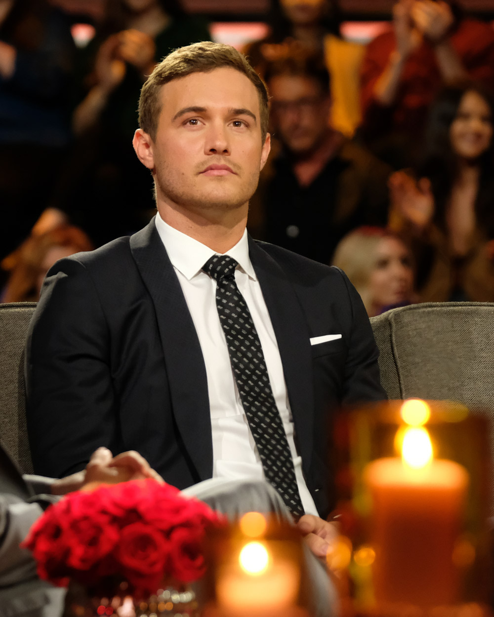 THE BACHELOR - "The Bachelor: Season Finale Part 2" - Peter, Hannah Ann and Madison appeared live with Chris Harrison to talk about those tumultuous days in Australia and the rollercoaster of events that have happened since. It’s all on night two of the two-night, live special, season finale event on "The Bachelor," TUESDAY, MARCH 10 (8:00-10:01 p.m. EDT), on ABC. (ABC/John Fleenor)
PETER WEBER