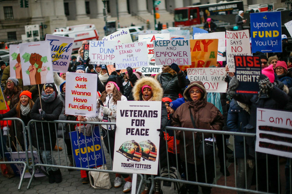 Women's Marches, New York, USA - 18 Jan 2020