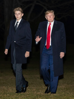 Barron Trump, Donald Trump