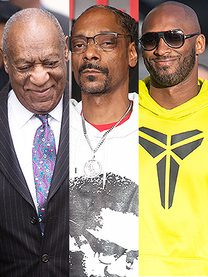 Bill Cosby, Snoop Dogg, Kobe Bryant