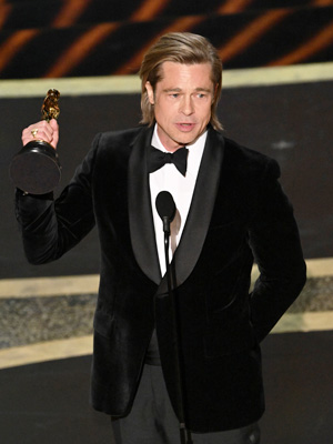 brad pitt oscars 20200