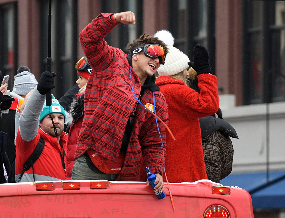 Super Bowl Parade, Kansas City, USA - 05 Feb 2020