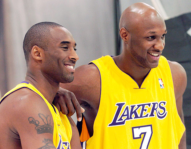 Lamar Odom & Kobe Bryant 