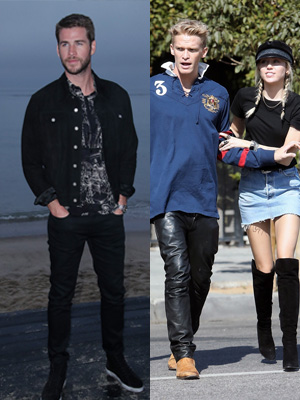 Liam Hemsworth, Miley Cyrus, Cody Simpson