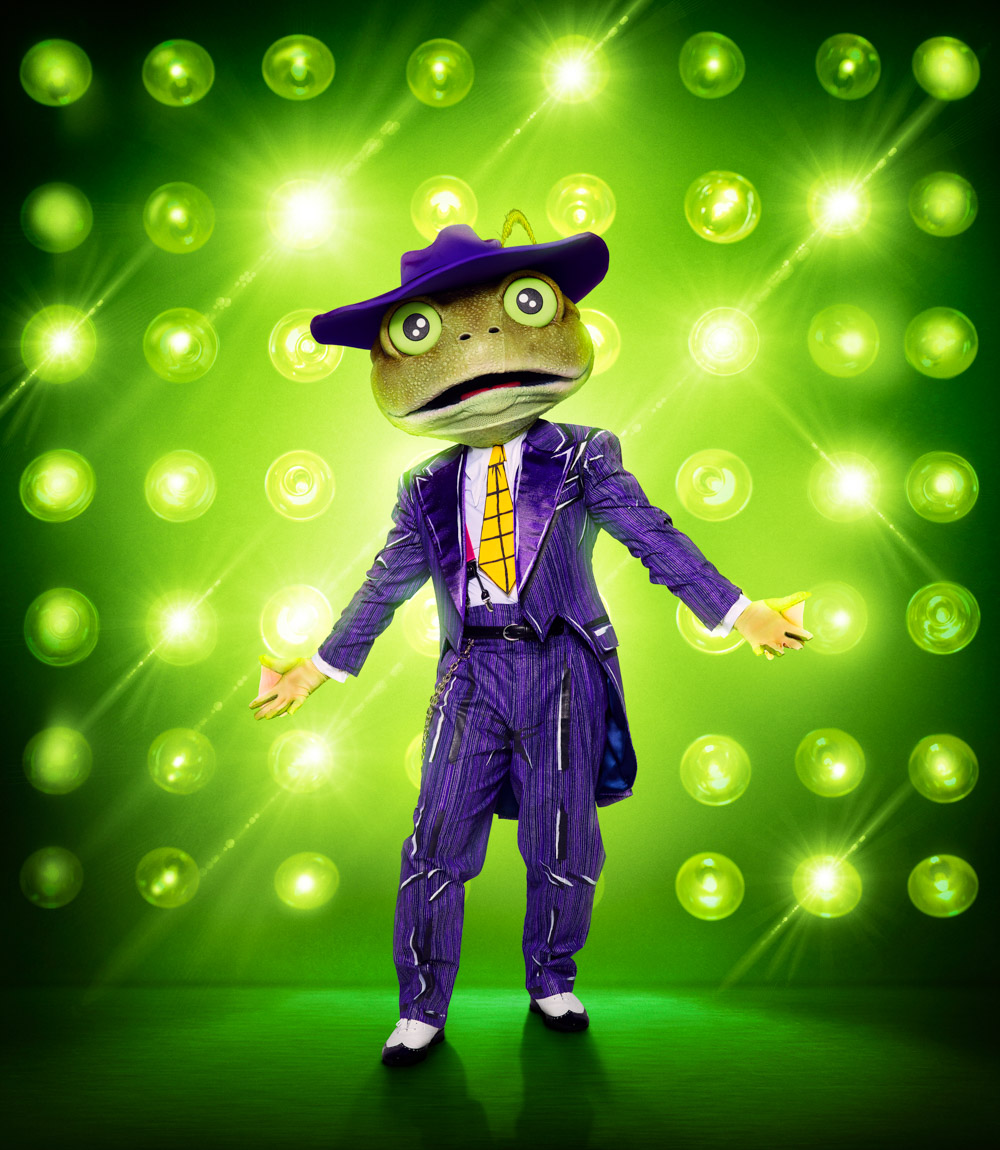 THE MASKED SINGER: The Frog. CR: Michael Becker / FOX. © 2020 FOX MEDIA LLC.