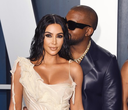 Kim Kardashian West and Kanye West
Vanity Fair Oscar Party, Arrivals, Los Angeles, USA - 09 Feb 2020