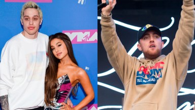 Pete Davidson, Ariana Grande, Mac Miller