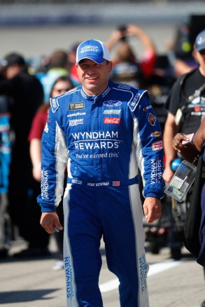 Ryan Newman watches during qualifications for a NASCAR Cup Series auto race at Michigan International Speedway in Brooklyn, Mich
NASCAR Michigan Auto Racing, Brooklyn, USA - 09 Aug 2019