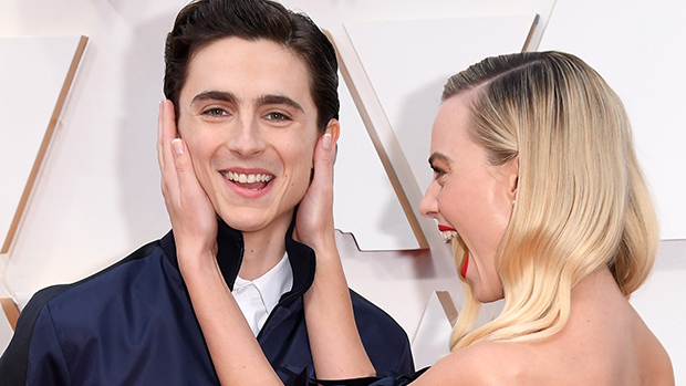 timothee chalamet margot robbie oscars 2020