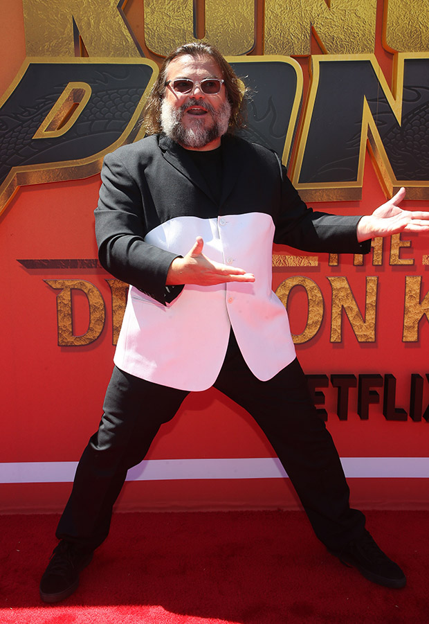 Jack Black at “Kung Fu Panda: The Dragon Knight” premiere