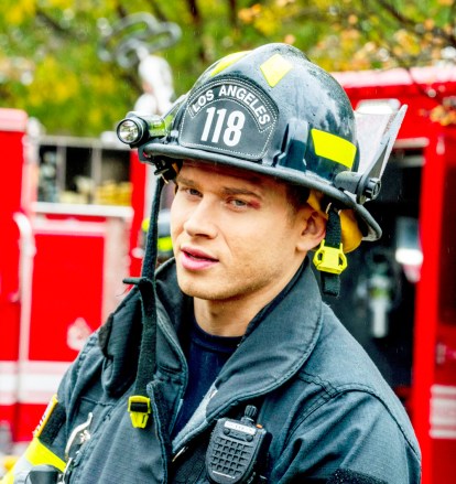 9-1-1: Oliver Stark in the “Fools” episode of 9-1-1 airing Sunday, March 23 (8:00-9:00 PM ET/PT) on FOX. CR: Jack Zeman / FOX. © 2020 FOX MEDIA LLC.