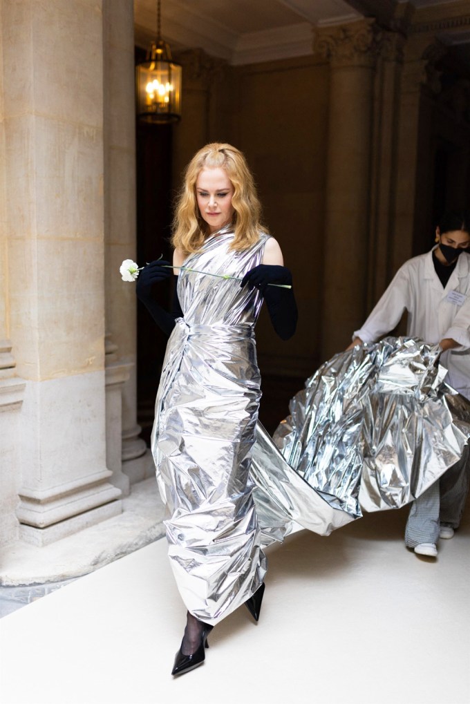 Nicole Kidman on Balenciaga runway