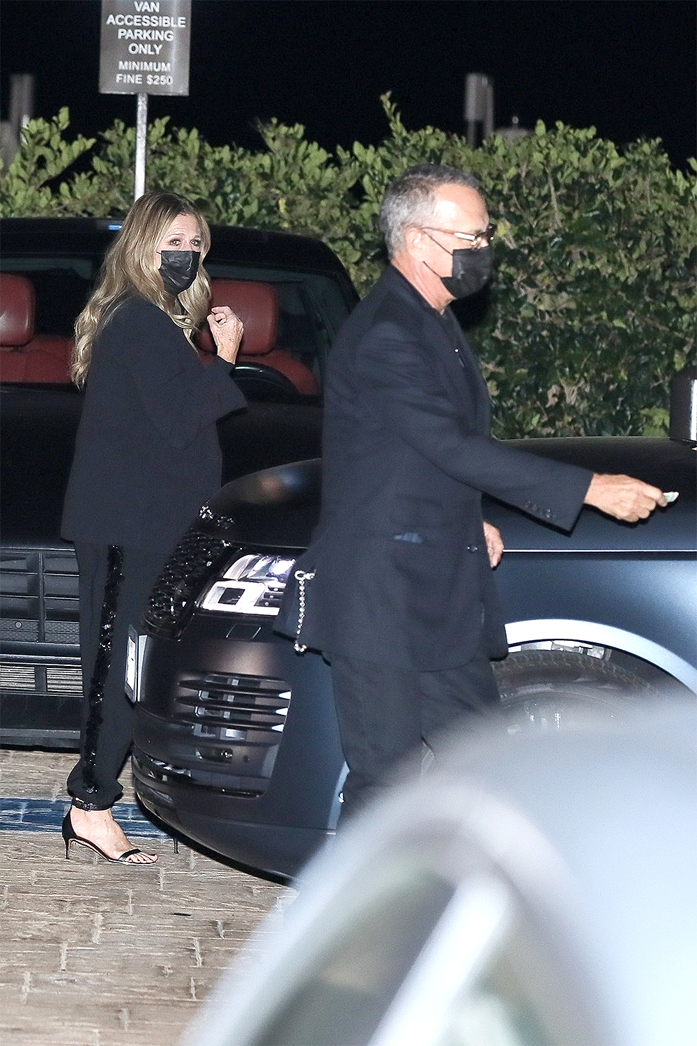 Tom Hanks and Rita Wilson enjoy dinner at Nobu