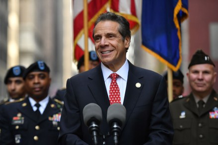 Governor of New York Andrew CuomoVeterans Day Parade, New York, USA - 11 Nov 2019