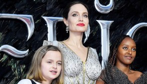 Angelina Jolie and daughters