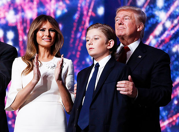 barron trump donald trump melania trump