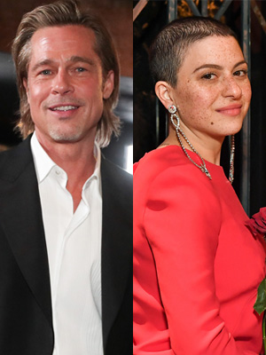 Brad Pitt and Alia Shawkat