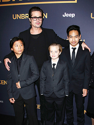 Brad Pitt Maddox Shiloh Pax