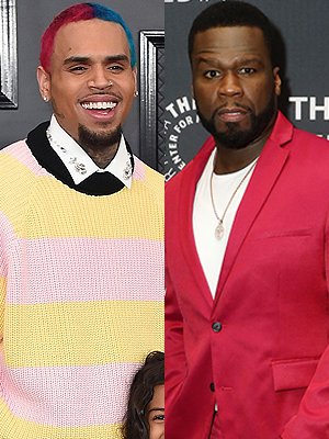 Chris Brown, 50 Cent