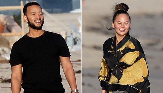 John Legend & Chrissy Teigen in Malibu