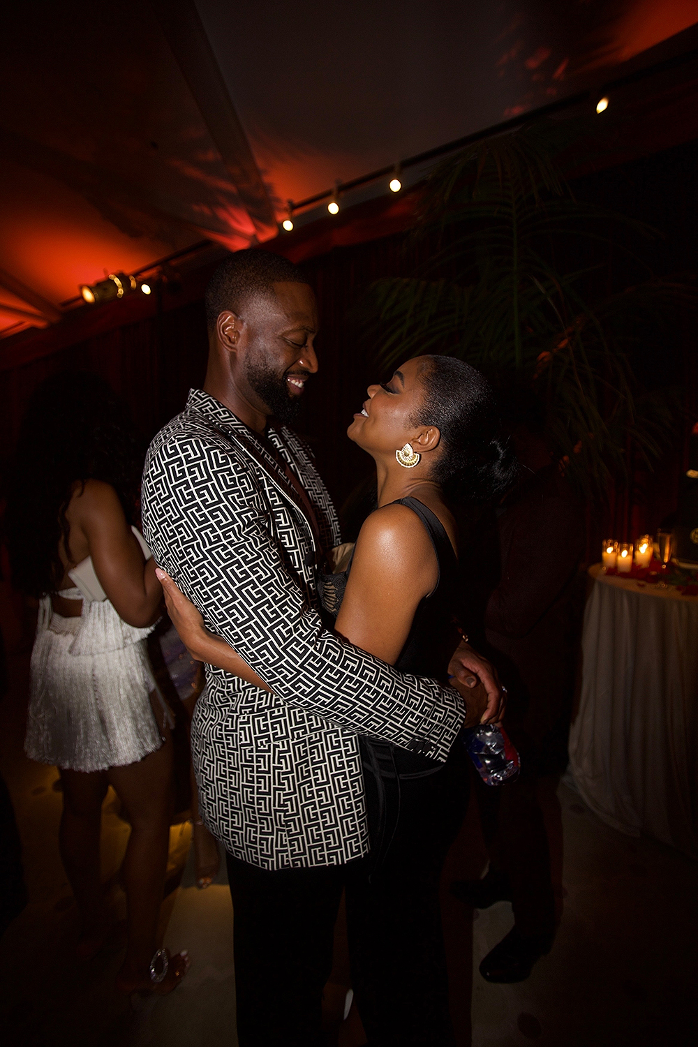 *EXCLUSIVE* Dwayne Wade and Gabrielle Union attend Boris Kodjoe's 50th birthday birthday bash