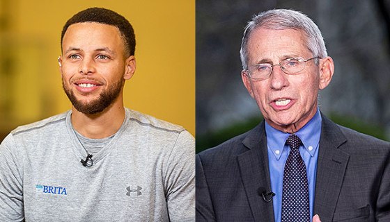 Steph Curry Anthony Fauci