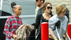 Zahara and Shiloh Jolie-Pitt