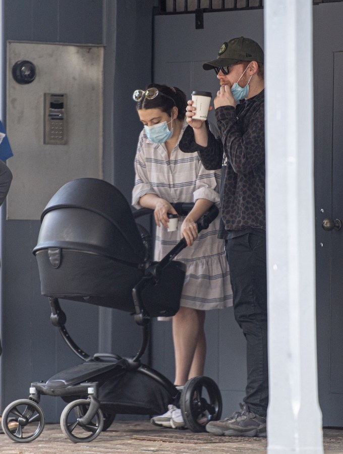 Rupert Grint and Georgia Groome Out With Their Daughter