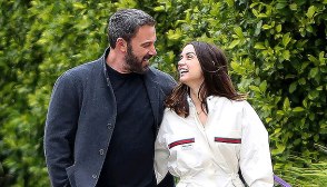 Ben Affleck Ana de Armas meeting kids