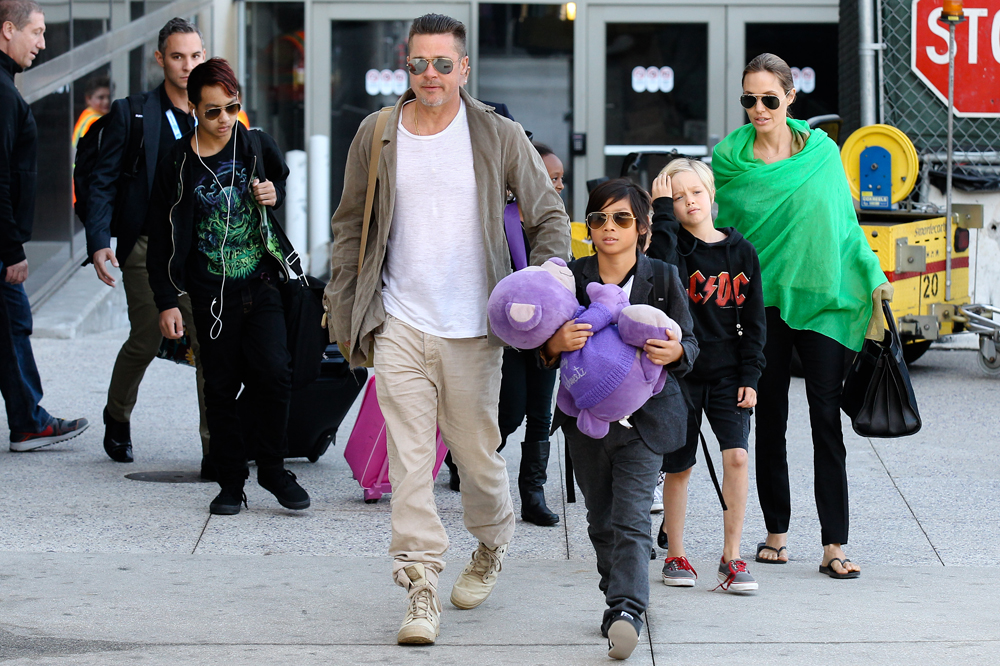 Brad Pitt Angelina Jolie Family