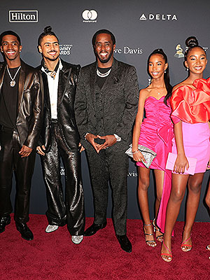 Diddy and his kids