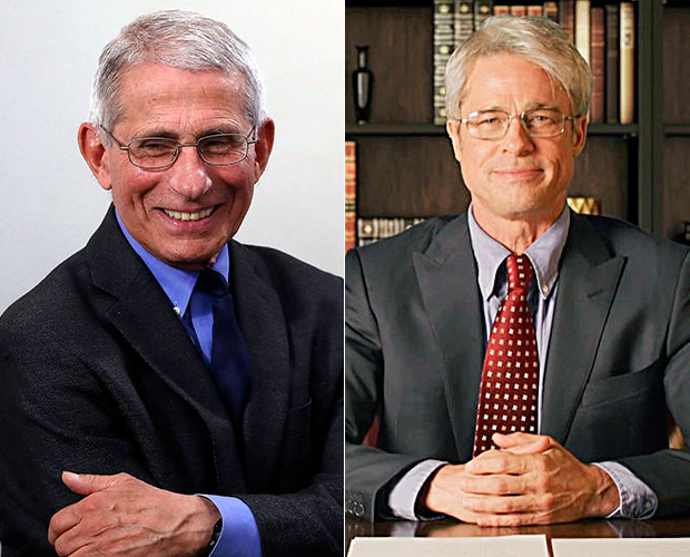 dr. fauci, brad pitt