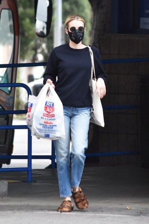 Los Feliz, CA  - *EXCLUSIVE*  - Emma Roberts makes a stop at a Rite Aid while out looking for essentials during the lockdown.  Emma wore a mask to protect her face.

Pictured: Emma Roberts

BACKGRID USA 4 APRIL 2020 

USA: +1 310 798 9111 / usasales@backgrid.com

UK: +44 208 344 2007 / uksales@backgrid.com

*UK Clients - Pictures Containing Children
Please Pixelate Face Prior To Publication*