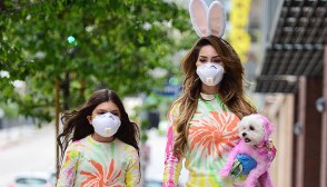 Farrah Abraham & daughter on Easter
