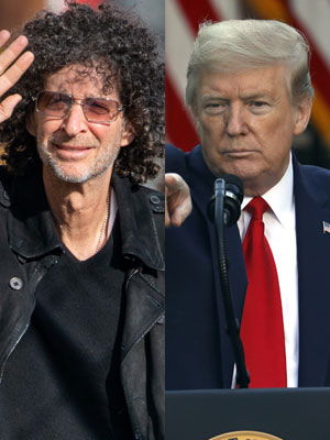 Howard Stern and Donald Trump
