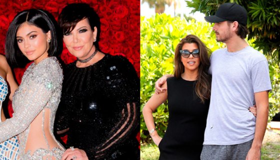 Kylie Jenner, Kris Jenner, Kourtney Kardashian, Scott Disick