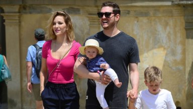 Michael Buble, Luisana Lopilato, Noah Buble, Elias Buble