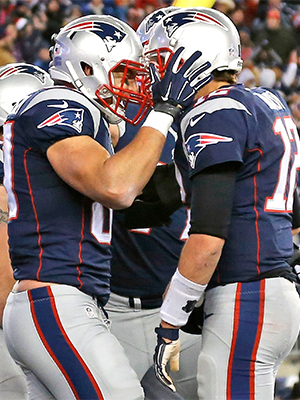 Rob Gronkowski & Tom Brady