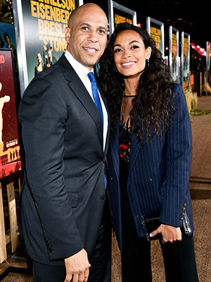Rosario Dawson Cory Booker