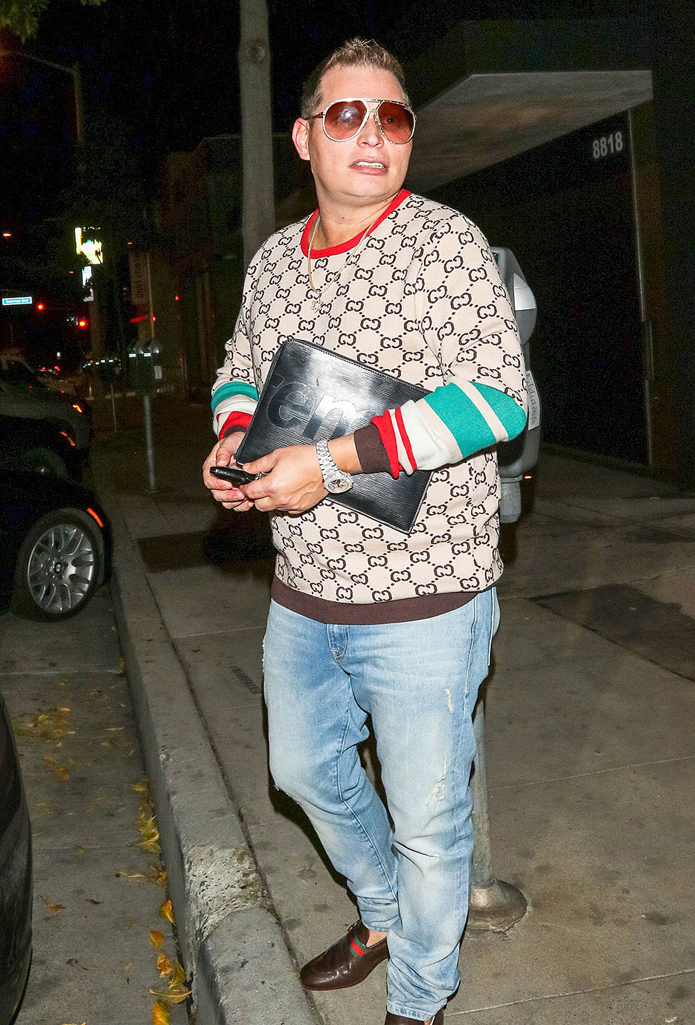 Scott Storch
Celebrities at Craig's Restaurant, Los Angeles, USA - 23 Mar 2018
WEARING GUCCI